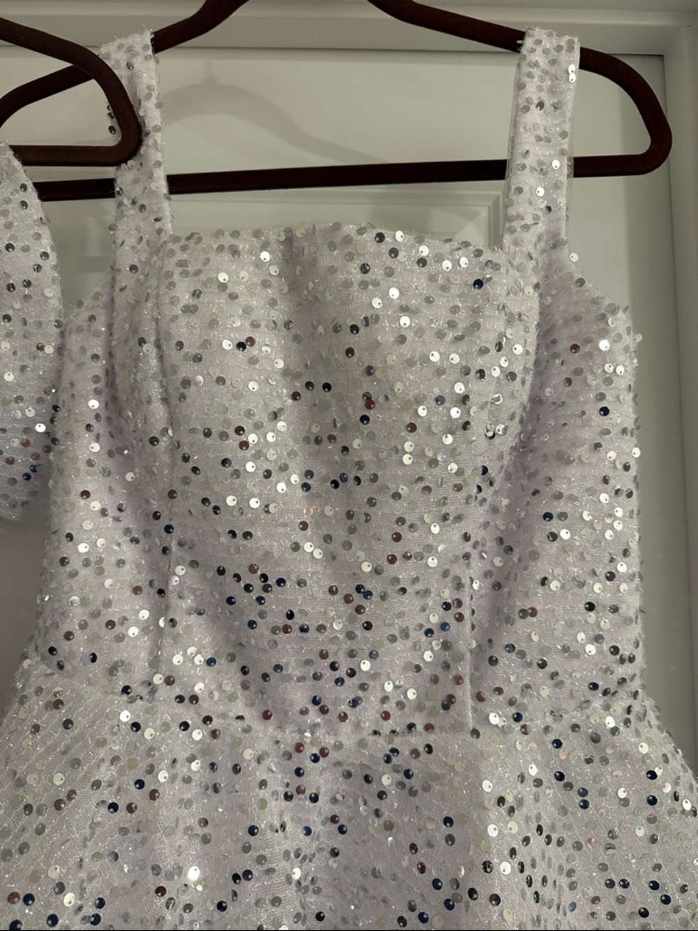 Sequin Party Dress with Oversized Bow - Picture 4 of 11